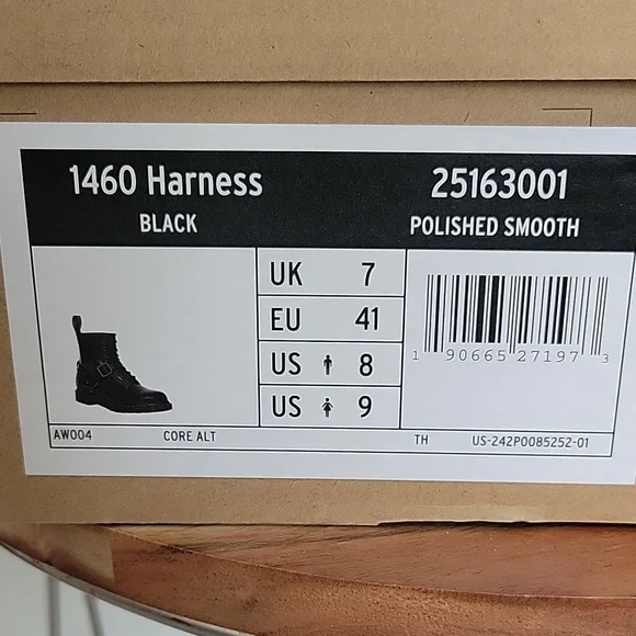 Black Leather Combat Boots